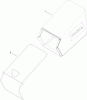 Toro 20351 - 22" Recycler Lawn Mower, 2010 (310002365-310999999) Ricambi REAR BAG ASSEMBLY