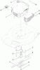 Toro 20351 - 22" Recycler Lawn Mower, 2011 (311000001-311999999) Ricambi ENGINE AND BLADE ASSEMBLY