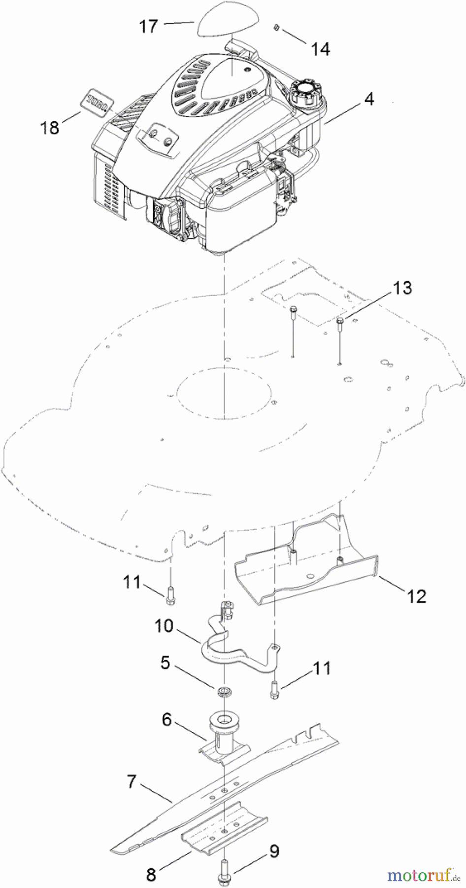  Toro Neu Mowers, Walk-Behind Seite 1 20374 - Toro 22