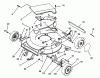 Toro 20431 - Lawnmower, 1993 (39000001-39999999) Ricambi HOUSING ASSEMBLY