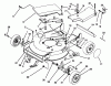 Toro 20439 - Lawnmower, 1993 (39000001-39999999) Ricambi HOUSING ASSEMBLY