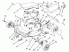 Toro 20439 - Lawnmower, 1994 (49000001-49999999) Ricambi HOUSING ASSEMBLY