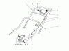 Toro 20451 - Lawnmower, 1976 (6000001-6999999) Ricambi HANDLE ASSEMBLY