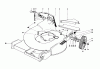 Toro 20451 - Lawnmower, 1976 (6000001-6999999) Ricambi HOUSING ASSEMBLY