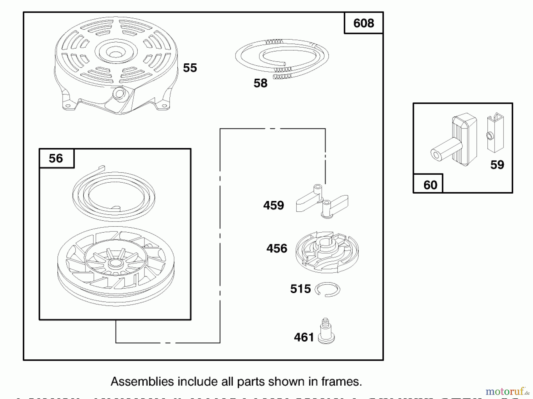 Toro Neu Mowers, Walk-Behind Seite 1 20478 - Toro Super Recycler Lawnmower, 1997 (7900001-7999999) ENGINE BRIGGS & STRATTON MODEL 12H802-1758-A1 #6