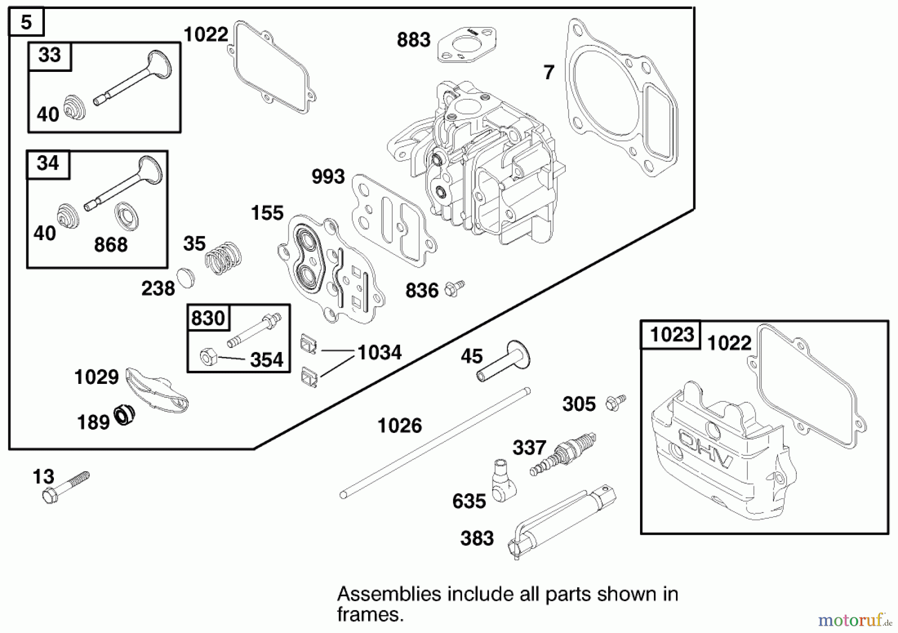  Toro Neu Mowers, Walk-Behind Seite 1 20487 (SR-21OSBB) - Toro Super Recycler Mower, SR-21OSBB, 1998 (8900001-8999999) ENGINE GTS-200 #2