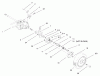 Toro 20487 (SR-21OSBB) - Super Recycler Mower, SR-21OSBB, 2000 (200000001-200999999) Ricambi REAR AXLE ASSEMBLY
