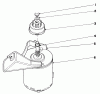 Toro 20696 - Lawnmower, 1976 (6000001-7999999) Ricambi STARTER MOTOR