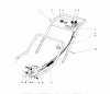 Toro 20657 - Lawnmower, 1977 (7000001-7999999) Ricambi HANDLE ASSEMBLY (MODEL NO. 20517)
