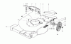 Toro 20657 - Lawnmower, 1977 (7000001-7999999) Ricambi HOUSING ASSEMBLY