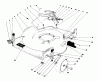 Toro 20532 - Lawnmower, 1989 (9000001-9999999) Ricambi HOUSING ASSEMBLY (USED ON SER. NOS. 9001532 THRU 9004072)