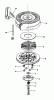 Toro 20532 - Lawnmower, 1989 (9000001-9999999) Ricambi REWIND STARTER NO. 590635