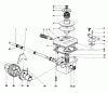 Toro 20550 - Lawnmower, 1975 (5000001-5999999) Ricambi GEAR CASE ASSEMBLY