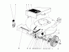 Toro 20562 - Lawnmower, 1976 (6000001-6999999) Ricambi FRONT WHEEL AND PIVOT ARM ASSEMBLY