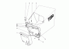 Toro 20562 - Lawnmower, 1976 (6000001-6999999) Ricambi GRASS BAG ASSEMBLY