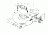Toro 20562 - Lawnmower, 1976 (6000001-6999999) Ricambi HOUSING ASSEMBLY