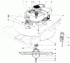 Toro 20562 - Lawnmower, 1977 (7000001-7999999) Ricambi ENGINE ASSEMBLY (MODEL NO. 20673)