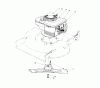 Toro 20563 - Lawnmower, 1991 (1000001-1999999) Ricambi ENGINE ASSEMBLY