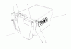 Toro 20563 - Lawnmower, 1991 (1000001-1999999) Ricambi GRASS BAG ASSEMBLY NO. 11-0159