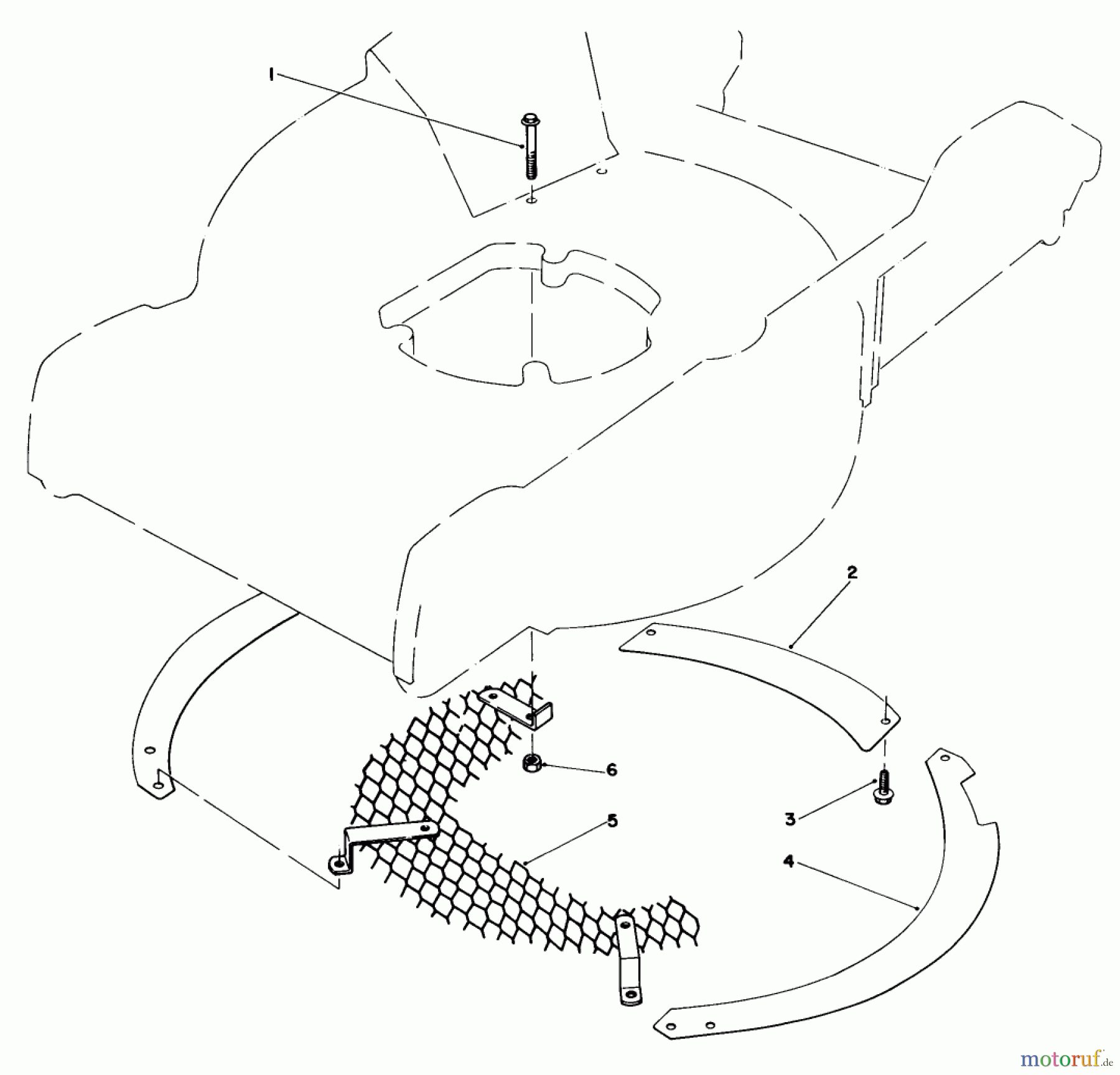 Toro Neu Mowers, Walk-Behind Seite 1 20574 - Toro Lawnmower, 1985 (5000001-5999999) LEAF SHREDDER KIT NO. 59101 (OPTIONAL)