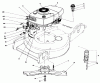 Toro 20574 - Lawnmower, 1986 (6000001-6999999) Ricambi ENGINE ASSEMBLY