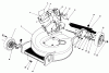 Toro 20574 - Lawnmower, 1986 (6000001-6999999) Ricambi HOUSING ASSEMBLY