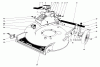 Toro 20576 - Lawnmower, 1983 (3000001-3999999) Ricambi HOUSING ASSEMBLY