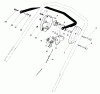 Toro 20576 - Lawnmower, 1983 (3000001-3999999) Ricambi TRACTION CONTROL ASSEMBLY