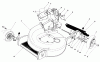 Toro 20577 - Lawnmower, 1984 (4000001-4999999) Ricambi HOUSING ASSEMBLY