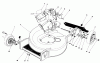 Toro 20577 - Lawnmower, 1985 (5000001-5999999) Ricambi HOUSING ASSEMBLY