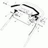 Toro 20581 - Lawnmower, 1983 (3000001-3999999) Ricambi TRACTION CONTROL ASSEMBLY