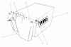Toro 20581 - Lawnmower, 1988 (8000001-8999999) Ricambi GRASS BAG ASSEMBLY NO. 11-0159