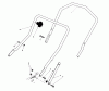 Toro 20581C - Lawnmower, 1988 (8000001-8999999) Ricambi HANDLE ASSEMBLY