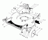Toro 20584 - Lawnmower, 1988 (8000001-8999999) Ricambi HOUSING ASSEMBLY