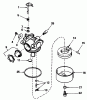 Toro 20586 - Lawnmower, 1985 (5000001-5999999) Ricambi CARBURETOR NO. 632098
