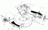 Toro 20586 - Lawnmower, 1985 (5000001-5999999) Ricambi HOUSING ASSEMBLY