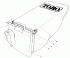 Toro 20586 - Lawnmower, 1989 (9000001-9999999) Ricambi GRASS BAG ASSEMBLY NO. 11-4949