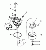 Toro 20586C - Lawnmower, 1988 (8000001-8999999) Ricambi CARBURETOR NO. 632098