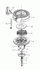 Toro 20586C - Lawnmower, 1988 (8000001-8999999) Ricambi REWIND STARTER NO. 590621