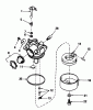 Toro 20588 - Lawnmower, 1985 (5000001-5999999) Ricambi CARBURETOR NO. 632098