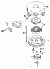 Toro 20588 - Lawnmower, 1987 (7000001-7999999) Ricambi REWIND STARTER NO. 590420A (USED ON UNITS WITH SERIAL NO. 7000001-7004102)