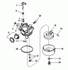 Toro 20588 - Lawnmower, 1988 (8000001-8999999) Ricambi CARBURETOR NO. 632098