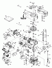 Toro 20588 - Lawnmower, 1988 (8000001-8999999) Ricambi ENGINE TECUMSEH MODEL NO. TVS100-44011B