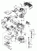 Toro 20610 - Lawnmower, 1983 (3000001-3999999) Ricambi ENGINE TECUMSEH MODEL NO. TNT 100-10077E