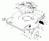 Toro 20610 - Lawnmower, 1983 (3000001-3999999) Ricambi HOUSING ASSEMBLY