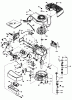 Toro 20610 - Lawnmower, 1984 (4000001-4999999) Ricambi ENGINE TECUMSEH MODEL NO. TNT 100-10077E