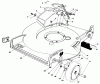 Toro 20610 - Lawnmower, 1984 (4000001-4999999) Ricambi HOUSING ASSEMBLY