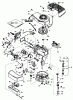Toro 20610C - Lawnmower, 1985 (5000001-5999999) Ricambi ENGINE TECUMSEH MODEL NO. TNT 100-10077E