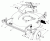 Toro 20610C - Lawnmower, 1985 (5000001-5999999) Ricambi HOUSING ASSEMBLY