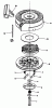 Toro 20611 - Lawnmower, 1989 (9000001-9999999) Ricambi REWIND STARTER NO. 590621